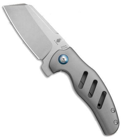 Kizer Sheepdog C01C Titanium Frame Lock Flipper Knife Stonewash Ki4488 product image