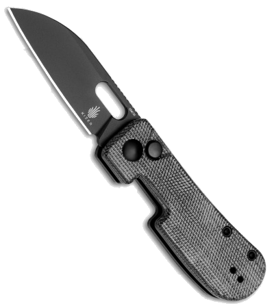 Kizer Banish Black Micarta Button Lock Knife product image