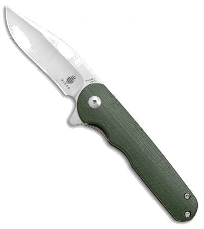 Kizer Vanguard Flashbang VG-10 Green G-10 Liner Lock Knife