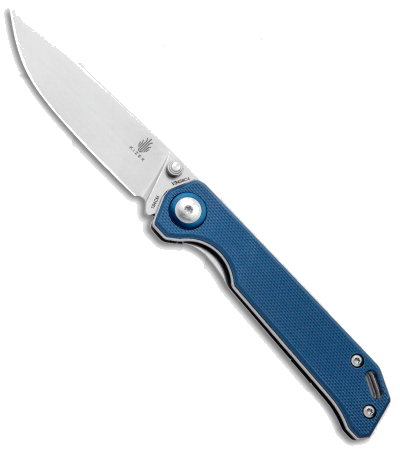 product image for Kizer Mini Begleiter Blue G10 Handle Stonewash Blade Folding Knife