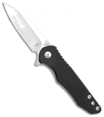 Kizer Barbosa Black G-10 Liner Lock Knife Satin V3487N1