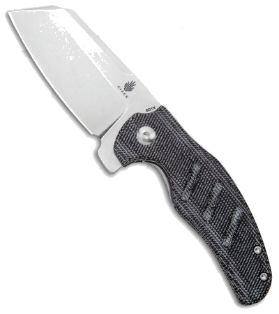 Kizer Vanguard Mini Sheepdog Knife Black Micarta 2 6 Stonewash