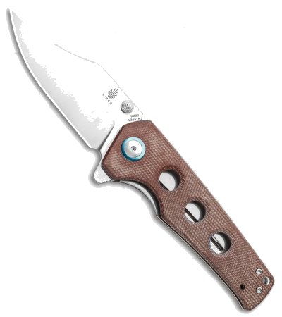 Kizer Junges Brown Micarta V3551N2 Liner Lock Knife