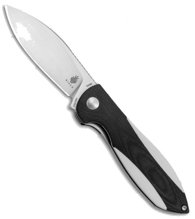 product image for Kizer Infinity Vanguard Azo Black White G10 Front Flipper Knife