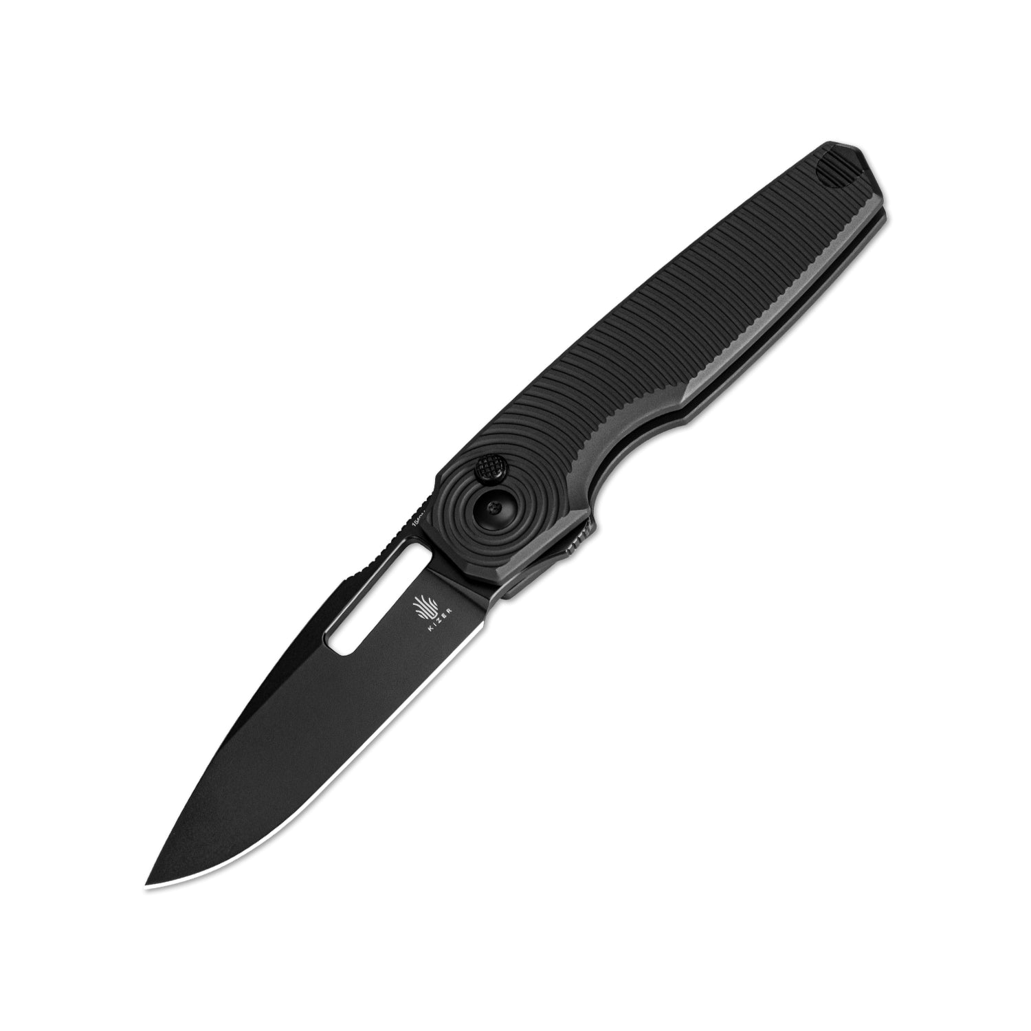 product image for Kizer Dogfish V3640C1 Black 154CM Blade Aluminium Handle