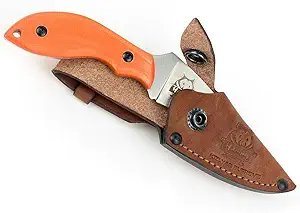 product image for Kizlyar Supreme Hammy Orange G10 Niolox Steel Fixed Blade Knife KK0124