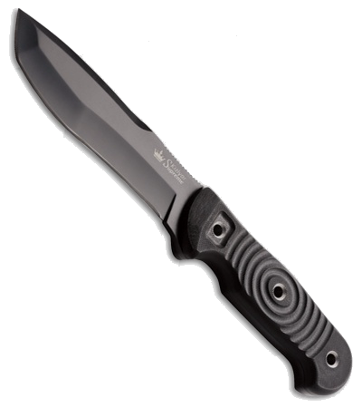 product image for Kizlyar Supreme Vendetta Black G-10 Fixed Blade Knife KK0222