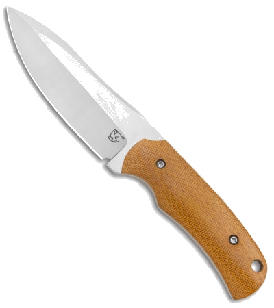KM Designs Kommando Fixed Blade Knife Natural Micarta product image