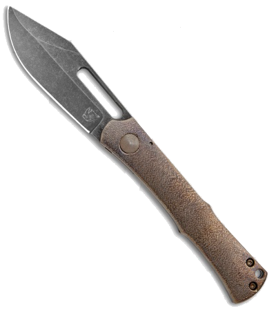 product image for KM Designs SlipFix Fixed Blade Knife Black Stonewash