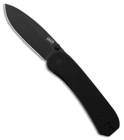 product image for KNAFS Lander EDC Black G10 Fast Swap Scales Knife
