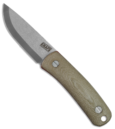 product image for Knafs Lulu MagnaCut Fixed Blade Knife OD Green Micarta