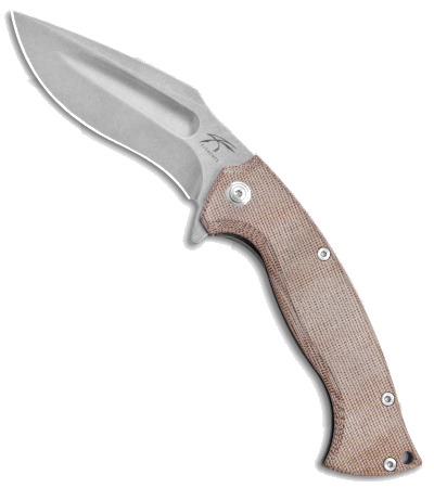 Knight-Elements V2 Ultra Kukri N690 Micarta Titanium Black G-10 Folding Knife product image