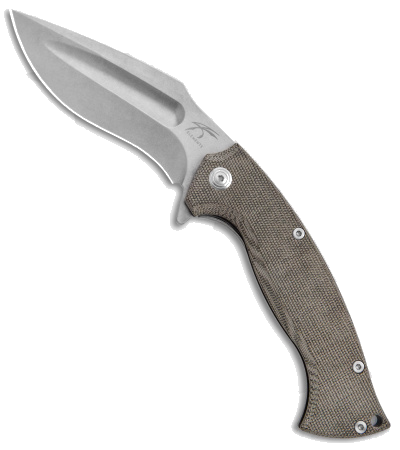 product image for Knight-Elements V2 Ultra Kukri N690 Green Micarta Stonewash