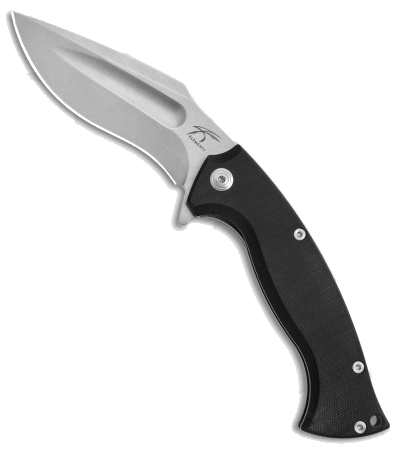 Knight-Elements V2 Ultra Kukri Black G-10 N690 Stonewash Folding Knife