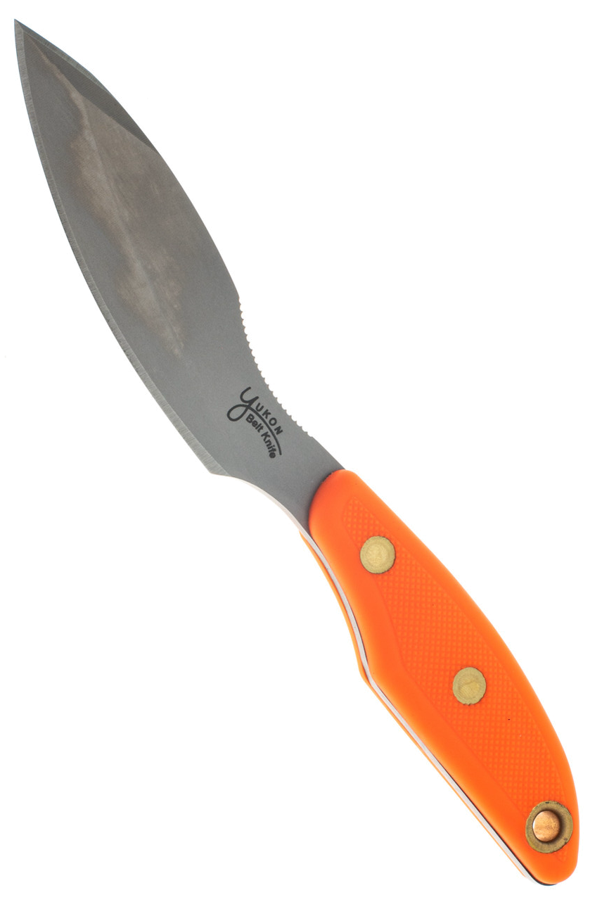 product image for Knives of Alaska Yukon Model 1 Orange Suregrip Belt Knife