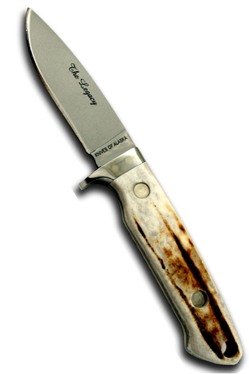 product image for Knives of Alaska The Legacy Stag D2 Steel Fixed Blade Knife