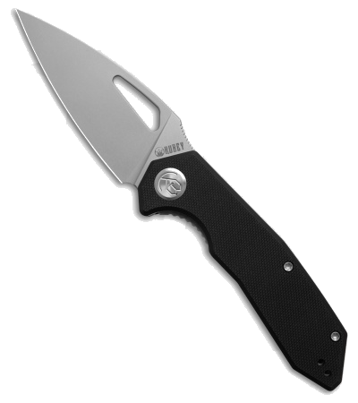 product image for Kubey Coeus Liner Lock Knife Black G 10 3 11 Bead Blast