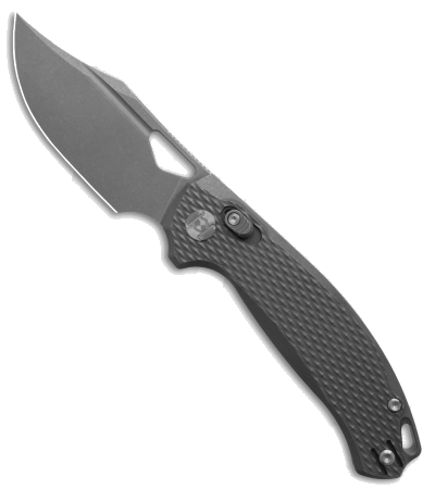 product image for Kunwu DJANGO ELMAX Steel Clip Point XT Lock Pocket Knife - Gray
