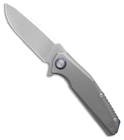 product image for Kunwu Orion II Elmax Frame Lock Knife Gray Titanium