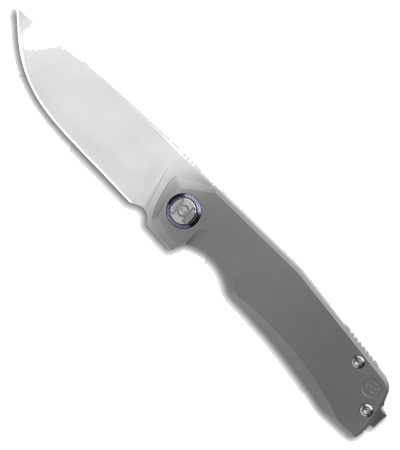 product image for Kunwu Mini TAO Elmax Frame Lock Knife Gray Titanium