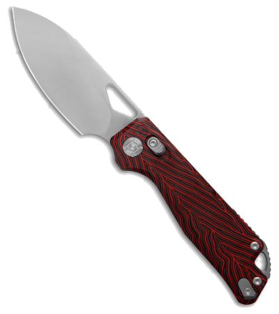 Kunwu Pulsar Elmax Red G10 Model 3 Satin Knife product image