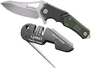 product image for Lansky Responder Black Quick Action Knife with Blademedic Sharpener