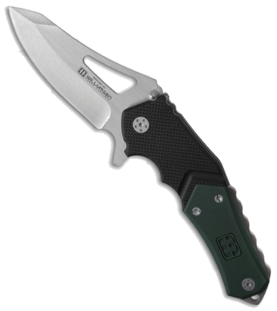 product image for Lansky Responder X9 Black and Green G-10 12C27 Steel Liner Lock Knife LKN222