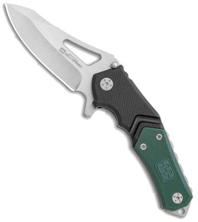 product image for Lansky Responder LS 07785 Black Green G-10 Folding Knife