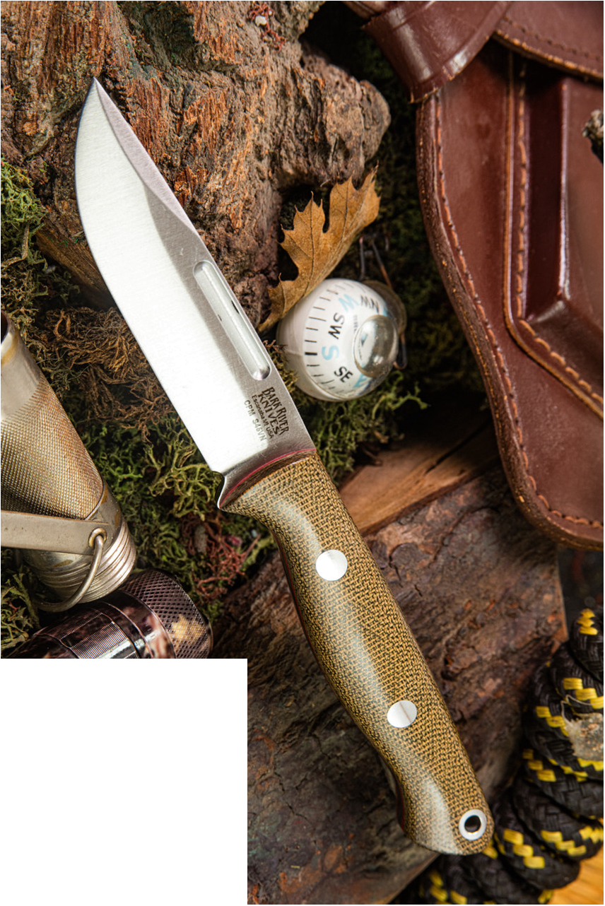 product image for Leader Mini Squad Leader S45VN Green Canvas Micarta