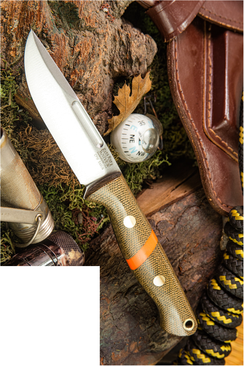 product image for Leader Mini Squad Leader S45VN Green Canvas Micarta Knife