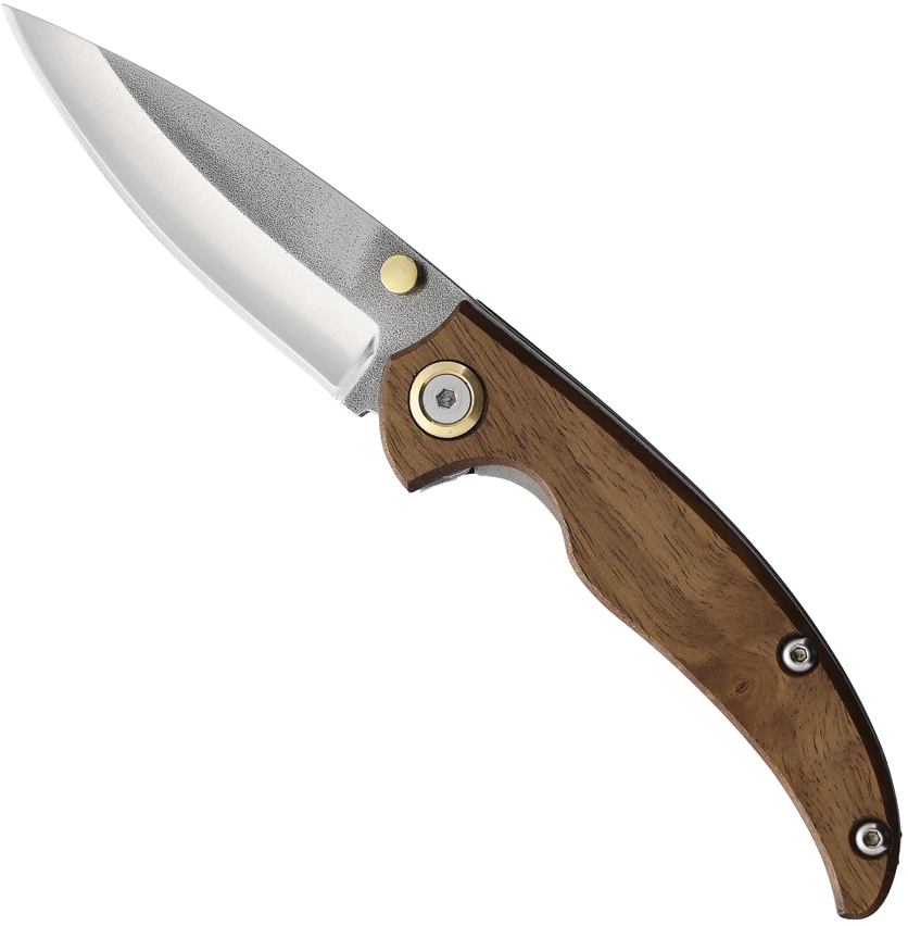 product image for Leader Knives Fuga F109 Linerlock 3.5" Walnut Handle