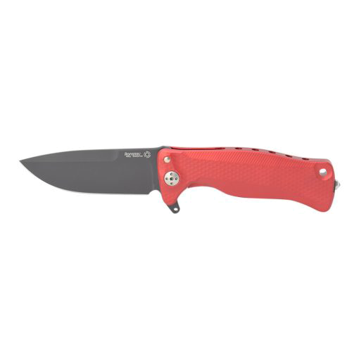 product image for Lionsteel SR-11 Red Aluminum Handle Black Blade Sleipner