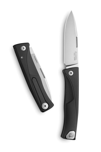 product image for Lion Steel Thrill Black Aluminum M390 Slip Joint Knife