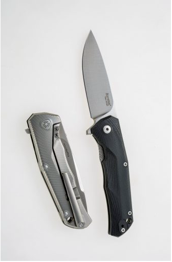 Lion Steel Black T R E M 390 Blade G10 Titanium Handle product image