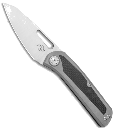 Liong Mah Designs KUF V2 Titanium Carbon Fiber Bohler M390 Folding Knife product image