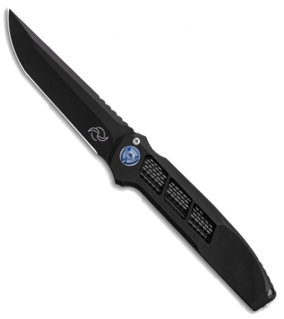 product image for Liong Mah Designs XV Integral Black Titanium Frame Lock Knife