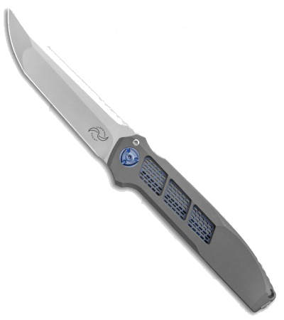 product image for Liong Mah Designs XV Integral Titanium Frame Lock Knife Stonewash