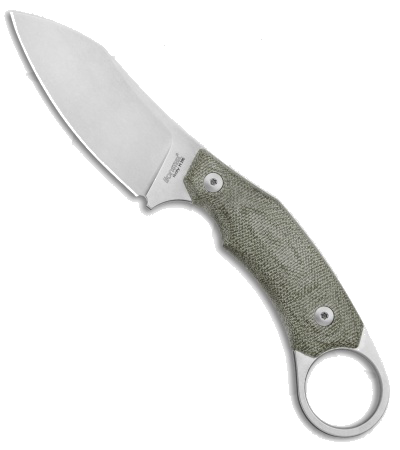 LionSteel H1 Green Micarta Fixed Blade Knife product image