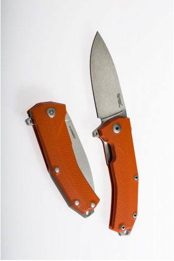 Lion Steel KUR Sleipner Steel Orange G10 Handle product image