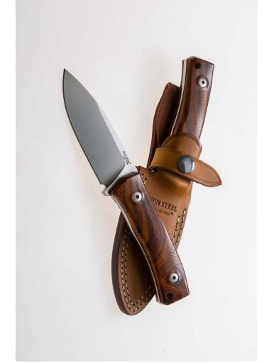 Lion Steel M4 Satin M390 Fixed Blade Knife with Santos Wood Handle product image