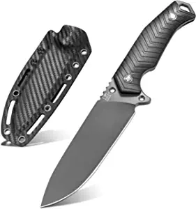 product image for Lothar Bat Fixed Blade Knife D2 Steel with Sheath and Fire Starter