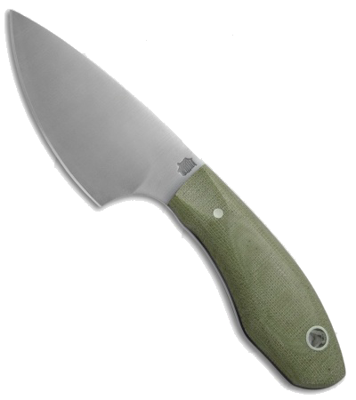 product image for LT Wright JX3 Green Black Micarta A2 Tool Steel Fixed Blade Knife