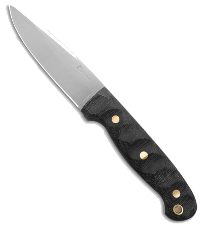 product image for LT Wright Knives GNS Saber Black Micarta Handle Fixed Blade Knife 4.5"