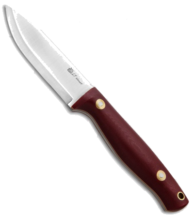 product image for LT Wright Vault Series #4 Switchback Fixed Blade Knife with Red G-10 and Coyote Liners A2 Steel Scandi Grind
