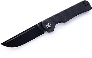product image for M-Miguron Pagos MGR 807 SBK Black PVD 14C28N Blade Folding Knife