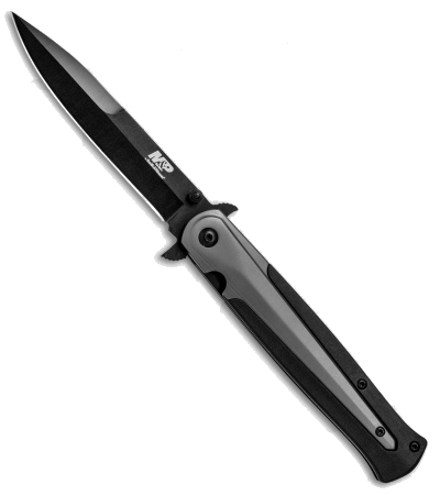 product image for M&P Dagger Black Gray Steel GRN 1085898 Folding Knife