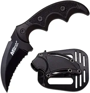 product image for MTech USA MT-20-63BK Black Hawkbill Fixed Blade Knife