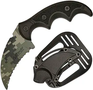 product image for MTech USA MT-20-63C Digital Camo Fixed Blade Knife with Black Handle