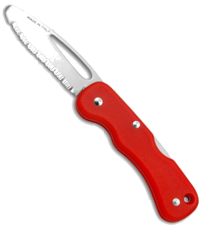 product image for Mac Coltellerie 697 Rescue Red Folding Knife