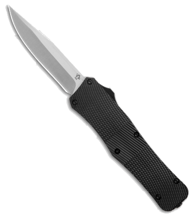 Mantis Auto OTF Black Aluminum Knife Model 3 2 Satin